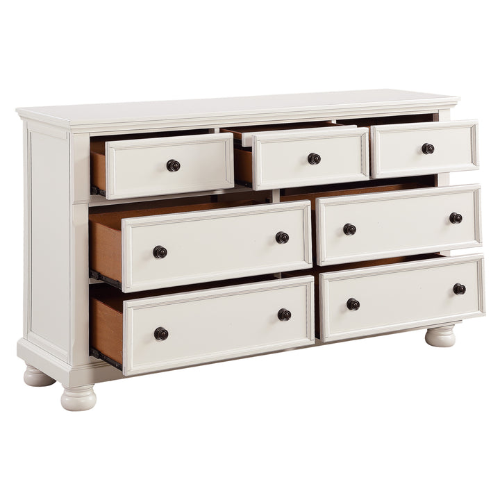 Laurelin White Finish Dresser