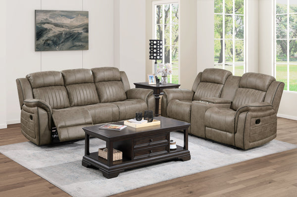 Double Reclining Loveseat with Center Console