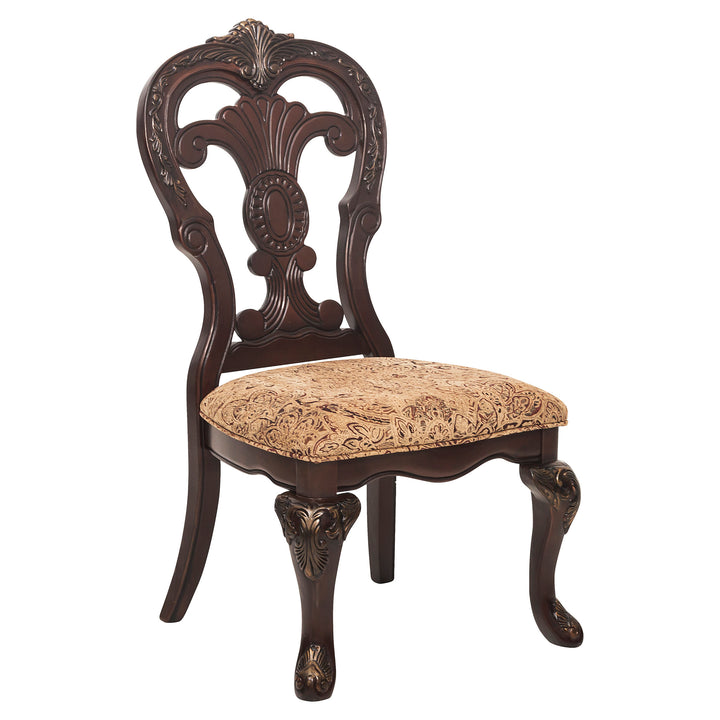 Set Of 2, Deryn Park Cherry Finish Side Chair