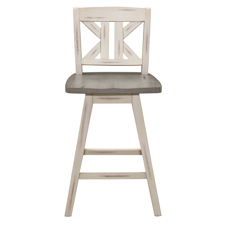 Set Of 2, Swivel Counter Height Chair