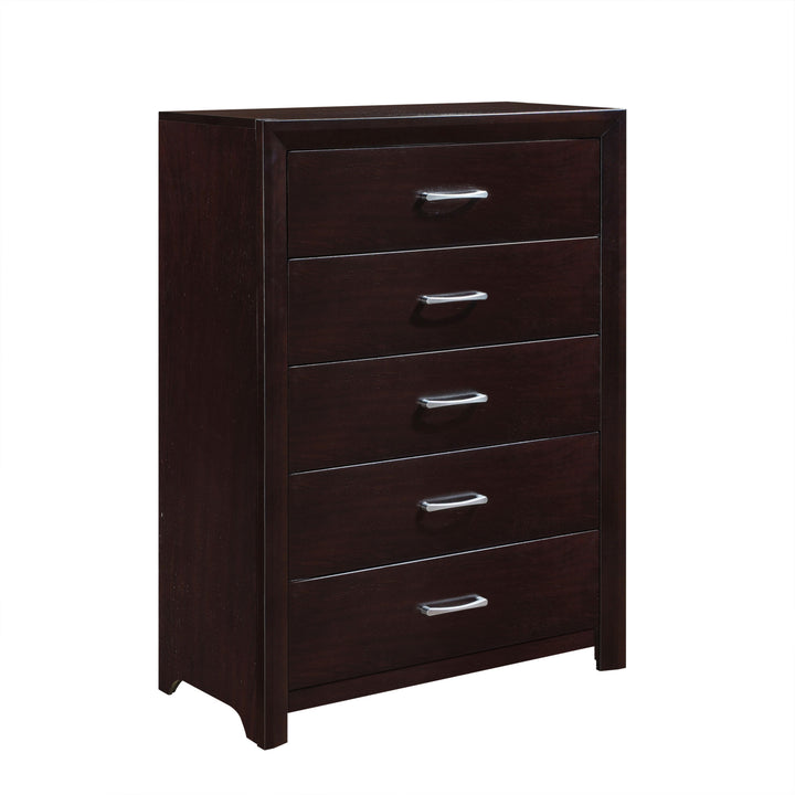 Edina Espresso-Hinted Cherry Finish Chest