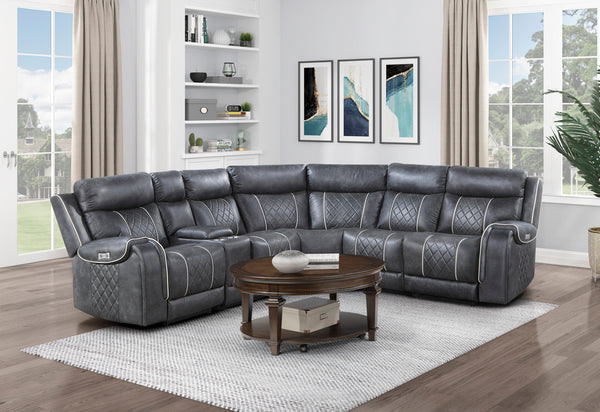 6-Piece Modular Power Reclining Sectional