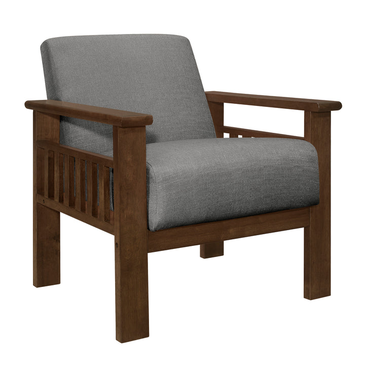 Accent Chair with Storage Arms