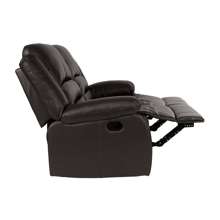 Double Reclining Loveseat, Brown P/U