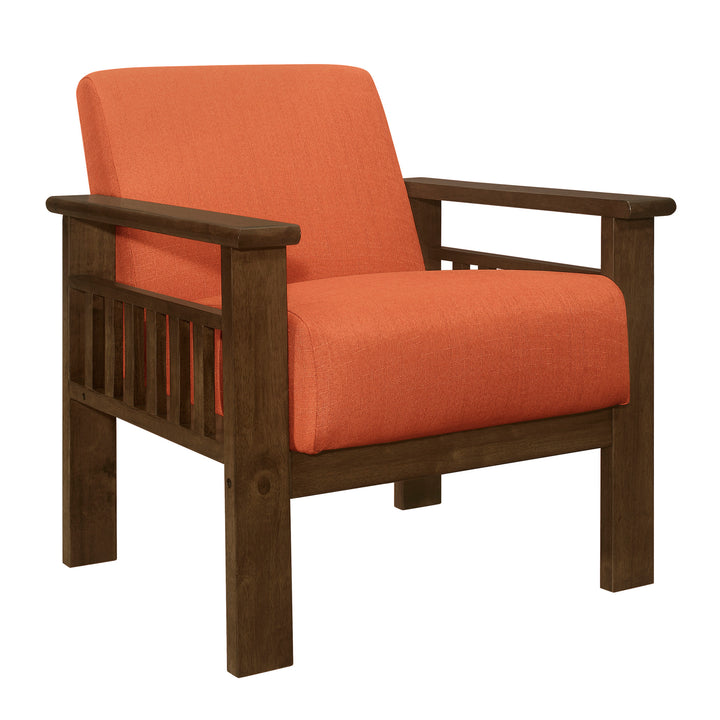 Accent Chair with Storage Arms