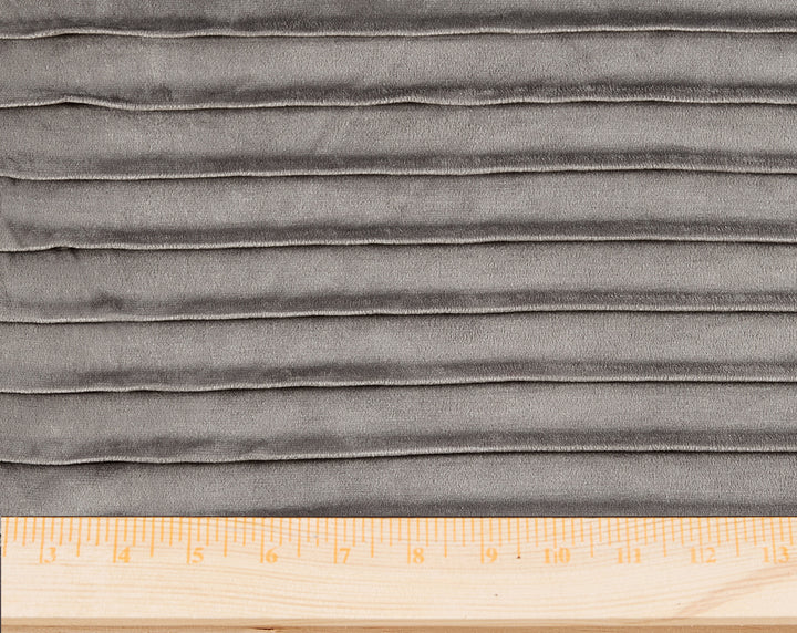 Wingback Upholstered Bed - Gray, Full