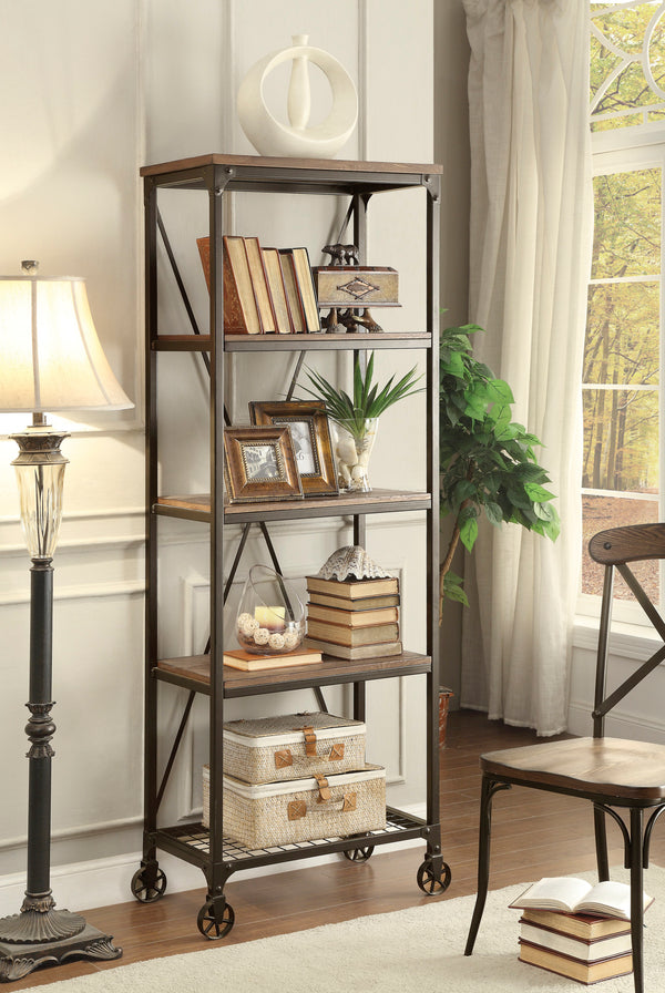 Millwood Metal 26"W Medium Bookshelf