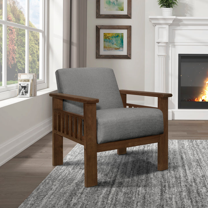 Accent Chair with Storage Arms