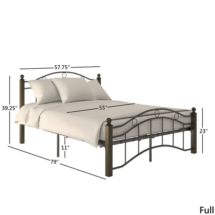 Metal Platform Bed - Brown, Full