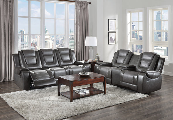 Double Glider Reclining Loveseat With Center Console