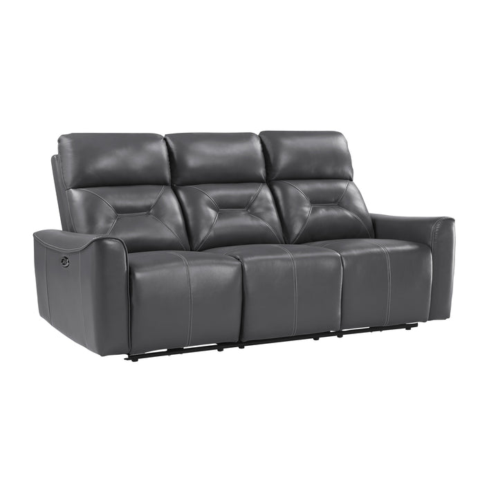 Power Double Reclining Sofa With Usb Ports