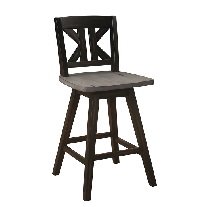 Set Of 2, Swivel Counter Height Chair