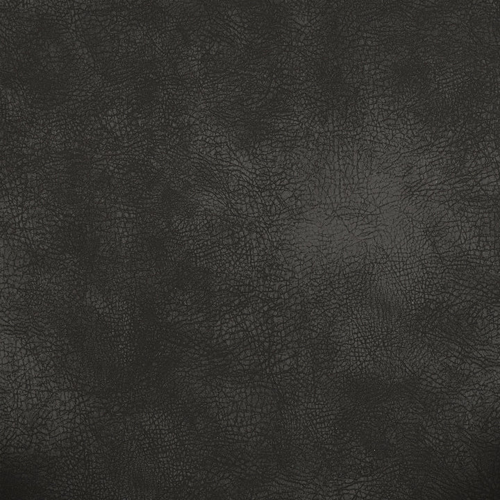 Metal Swivel Stools (Set of 2) - Dark Grey PU Leather, 29" Bar Height