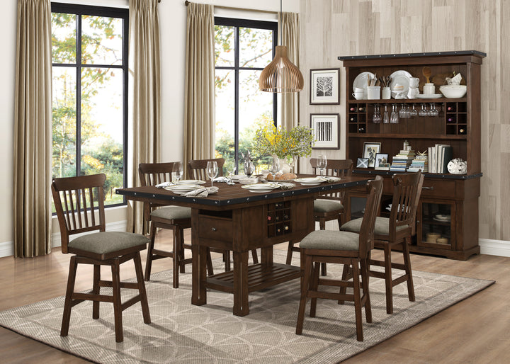 Set Of 2, Swivel Cntr Hght Chair