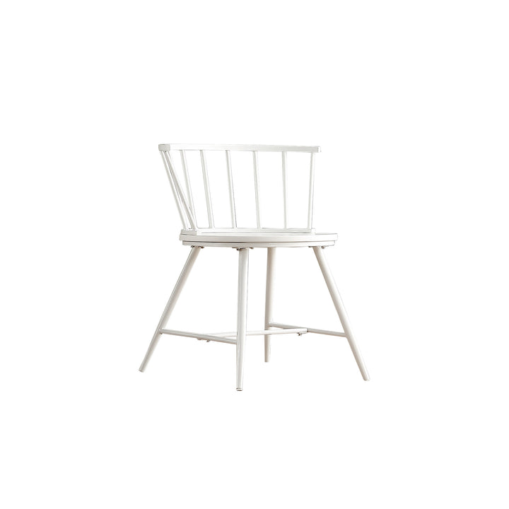 Low Back Windsor Classic Dining Chairs (Set of 2) - White