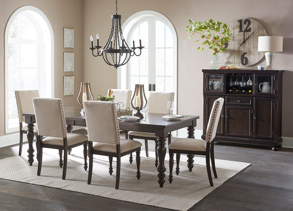 Grey Finish Dining Table