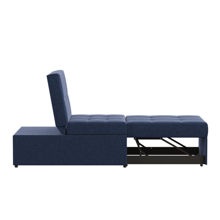 Convertible Ottoman - Blue
