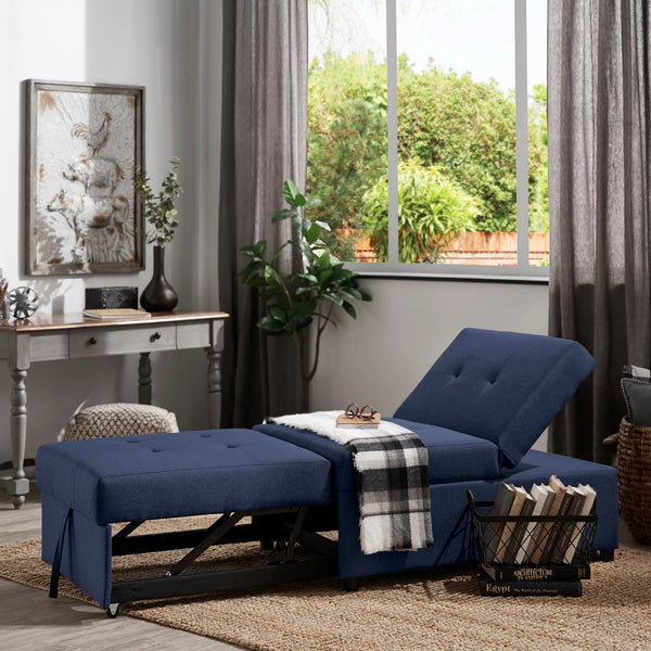 Convertible Ottoman - Blue