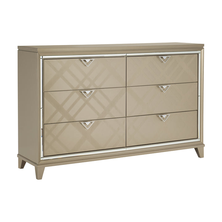Dresser W/Hidden Jewelry Drawers