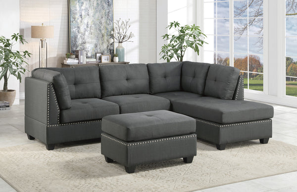 2-Piece Sectional with Right Chaise
