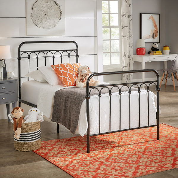 Metal Arches Twin Platform Bed