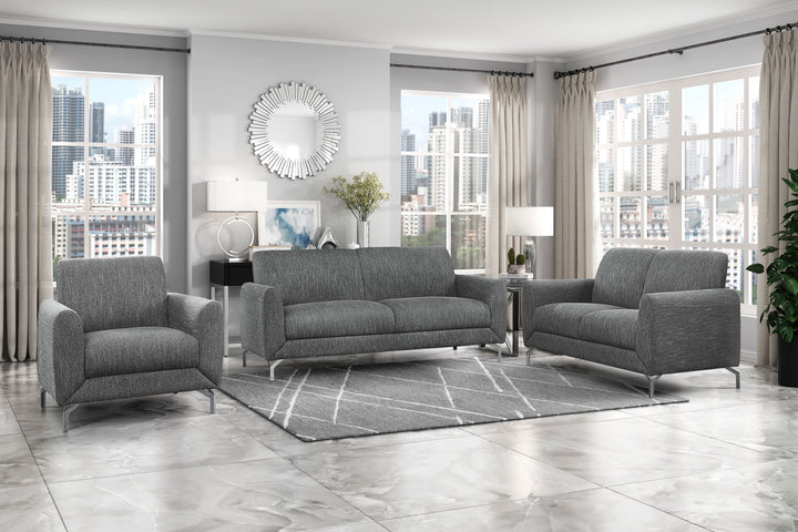 Chair, Dark Gray 100% Polyester