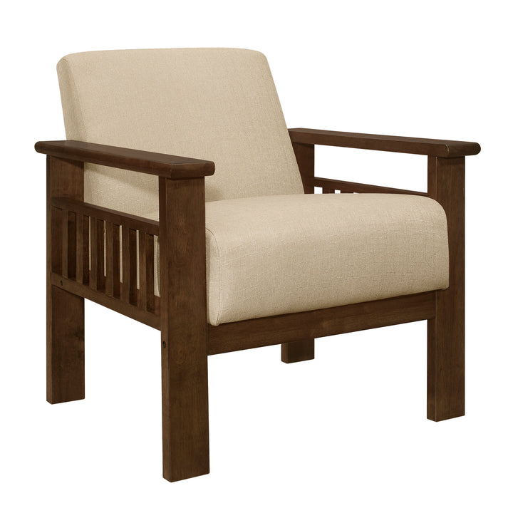 Accent Chair with Storage Arms
