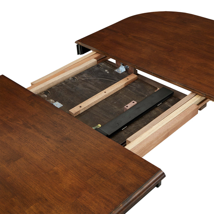 Two-Tone Extending Dining Table - Antique Black