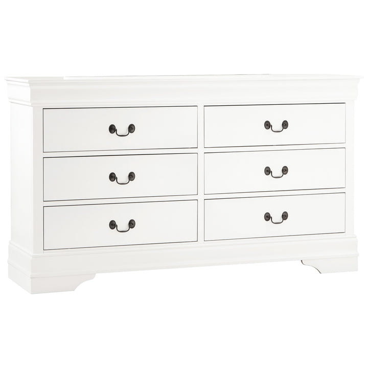 Mayville White Finish Dresser