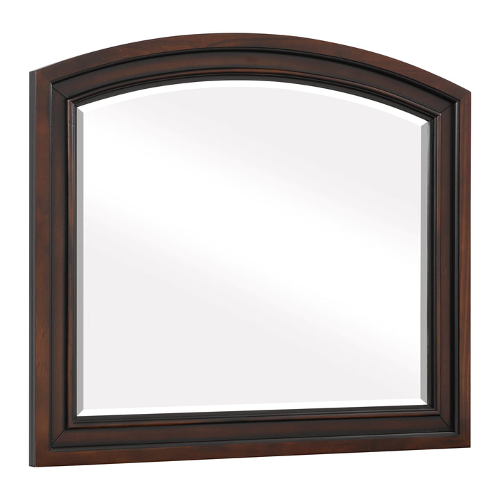 Cumberland Rich Medium Brown Finish Mirror