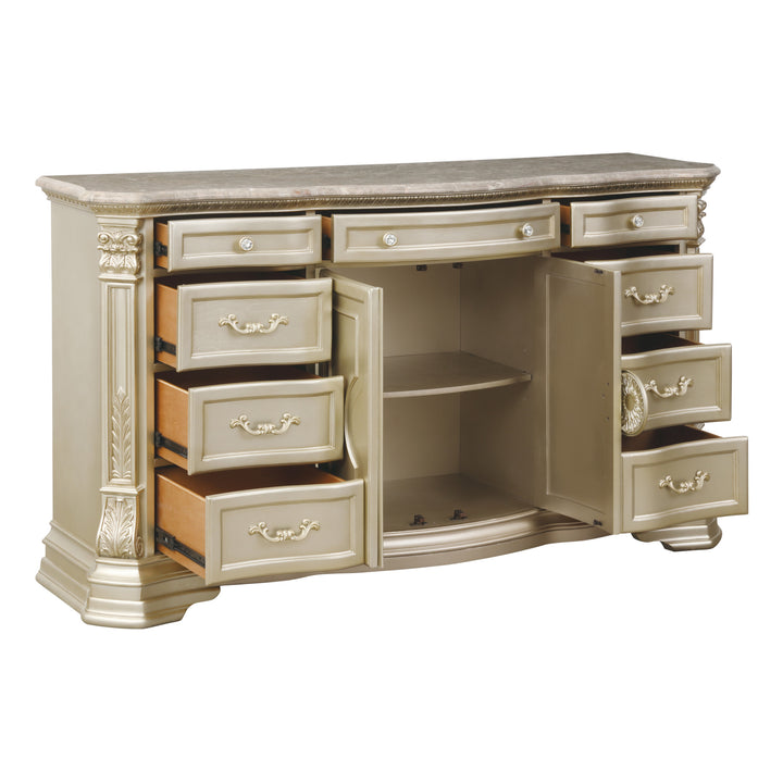 Dresser with Marble Top