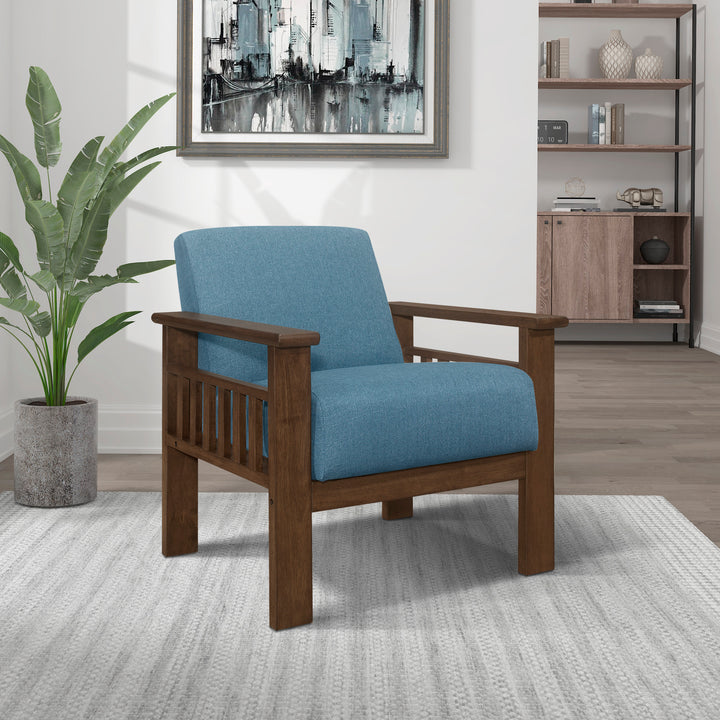 Accent Chair with Storage Arms