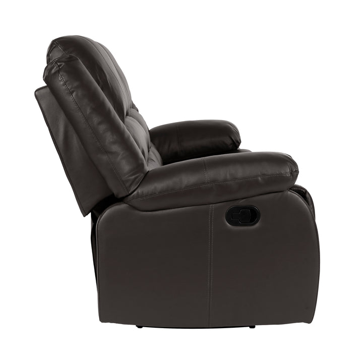 Double Reclining Loveseat, Brown P/U