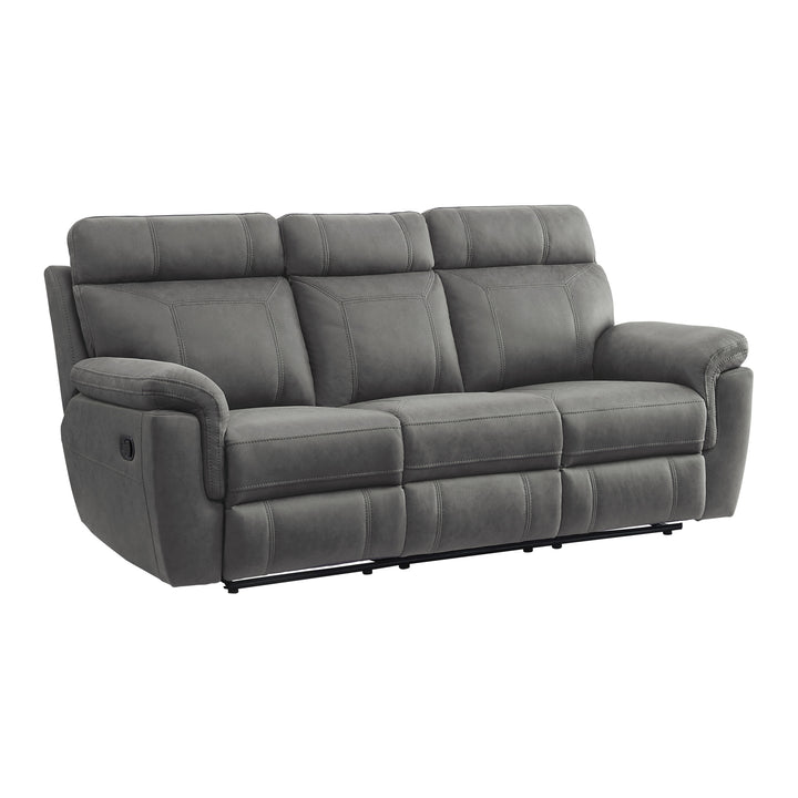 Double Reclining Sofa With Drop-Down Cup Holders