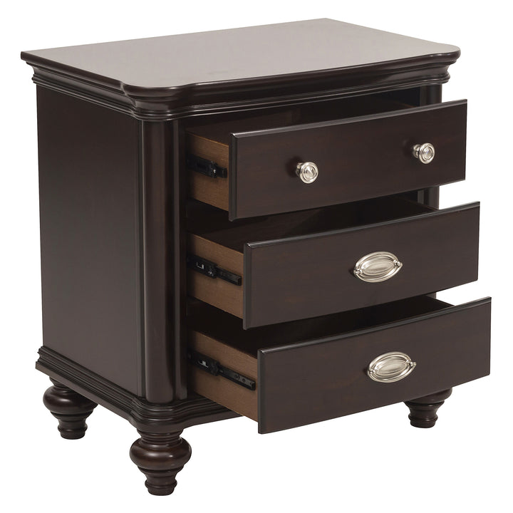 Marston Dark Cherry Finish Nightstand