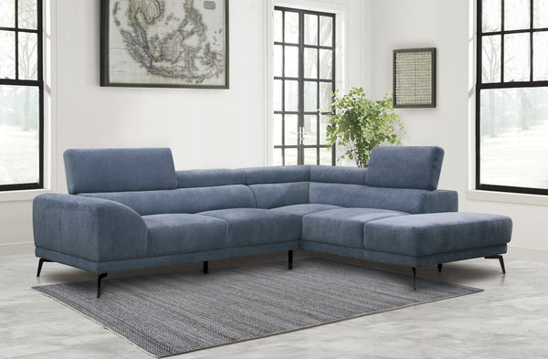 2-Piece Sectional with Adjustable Headrests