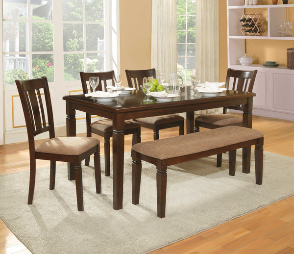 Devlin Espresso Finish Dining Table