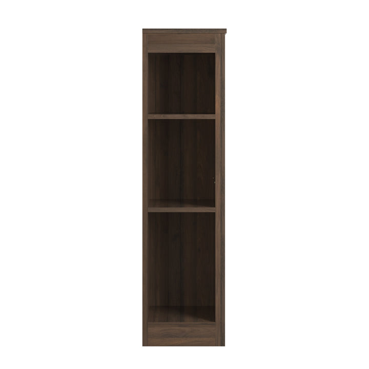 Walnut Finish Twin Storage Headboard - Twin