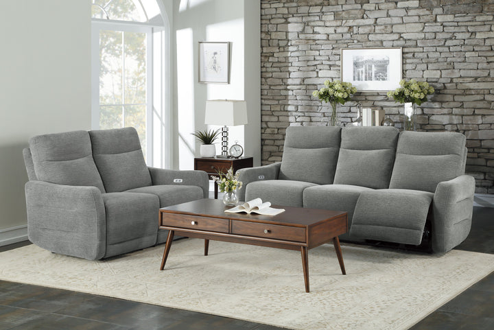 Power D. Lay Flat Reclining Loveseat