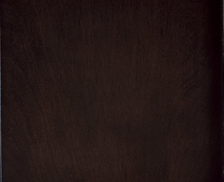 Lyric Dark Espresso Finish Nightstand with Glass Top