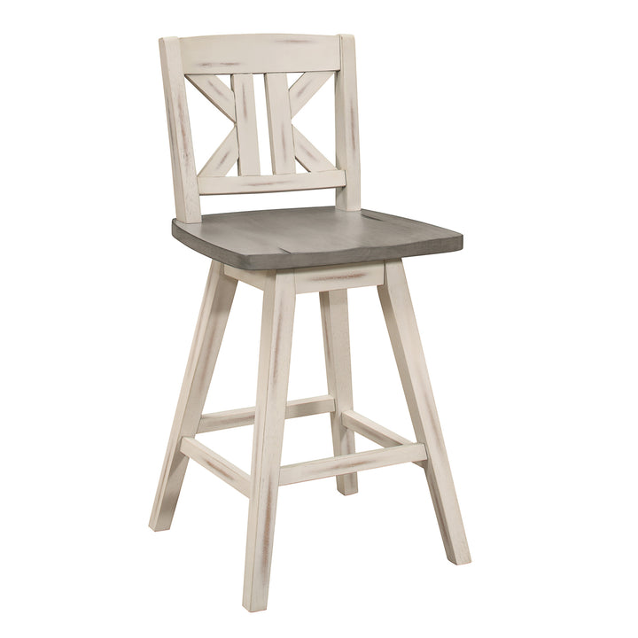 Set Of 2, Swivel Counter Height Chair