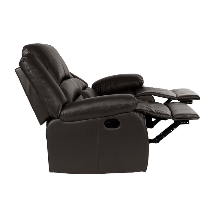 Double Reclining Loveseat, Brown P/U