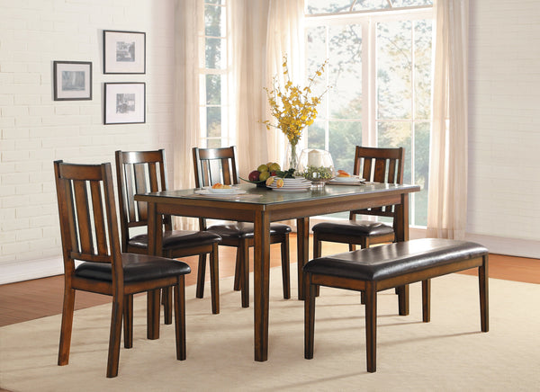 6Pc Pack Dinette Set, Espresso