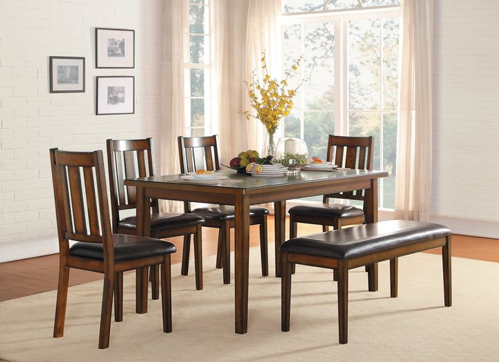 6Pc Pack Dinette Set, Espresso