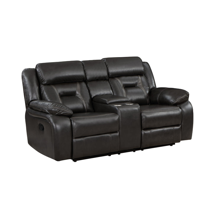 Double Reclining Loveseat with Center Console