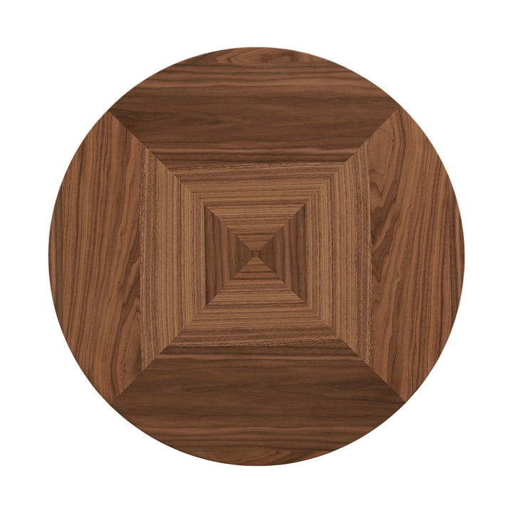 Two-Tone 5-Piece Dining Set with Lazy Susan