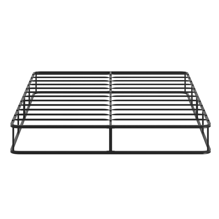 Black Metal Platform Bed Frame - Queen Size