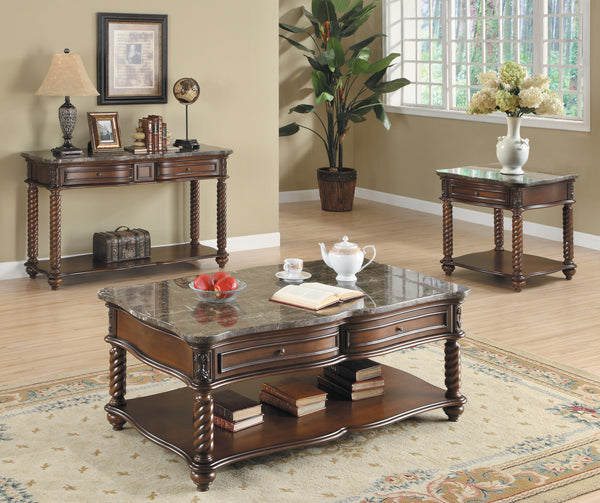 Lockwood Cocktail Table With Marble Top
