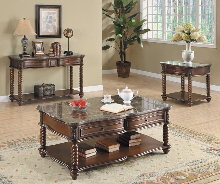 Lockwood Cocktail Table With Marble Top
