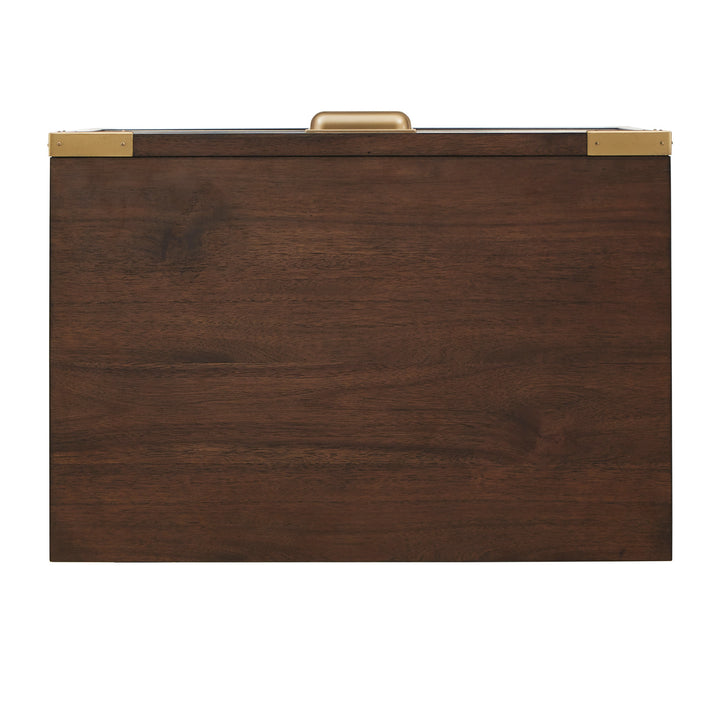 26" Wide 2 - Drawer Campaign Nightstand